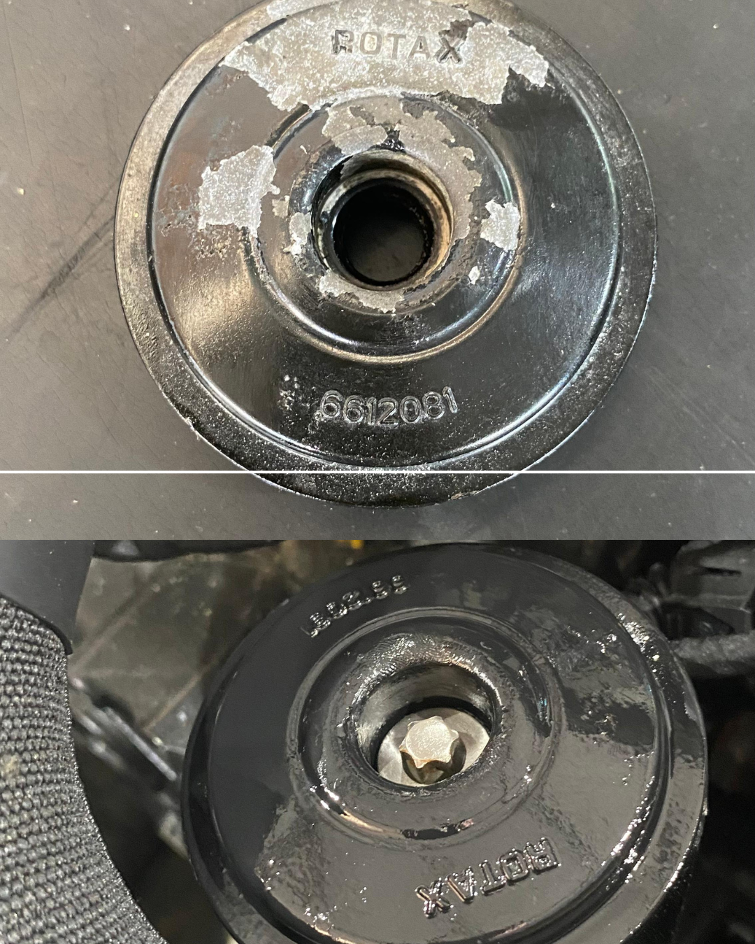 Imagens de antes e depois do serviço 1